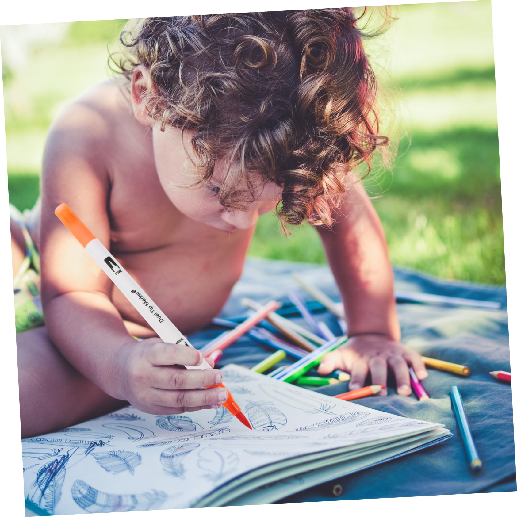 HOMSFOU 100stücke Kunstpinselmarker Mit Feiner Spitze Pinselspitze Stift Zum Malen Von Büchern Schreiben Planen Von Kunstprojekten Farbstiftmarker