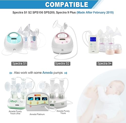 Miniatura 5 de PwrON Adaptador de CA a CC de 12 V, cargador de cable de alimentación compatible con extractor de leche eléctrico Spectra S1  S2  SPS100  SPS200  9