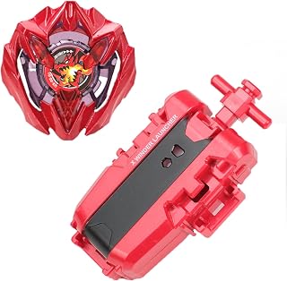DEZAWRTY X Set, Tipo de Ataque con Lanzador de línea X, Juego de iniciación de giroscopio a la Derecha, Gran Regalo de Juguete para niños a Partir de 6 años (X203)