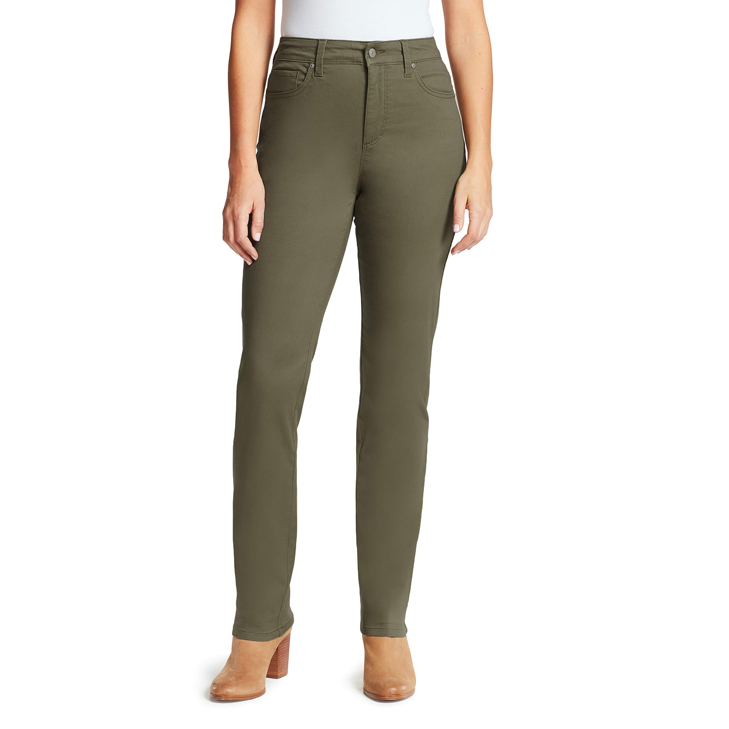 Gloria Vanderbilt Womens Amanda Classic High Rise Tapered Jean Petite