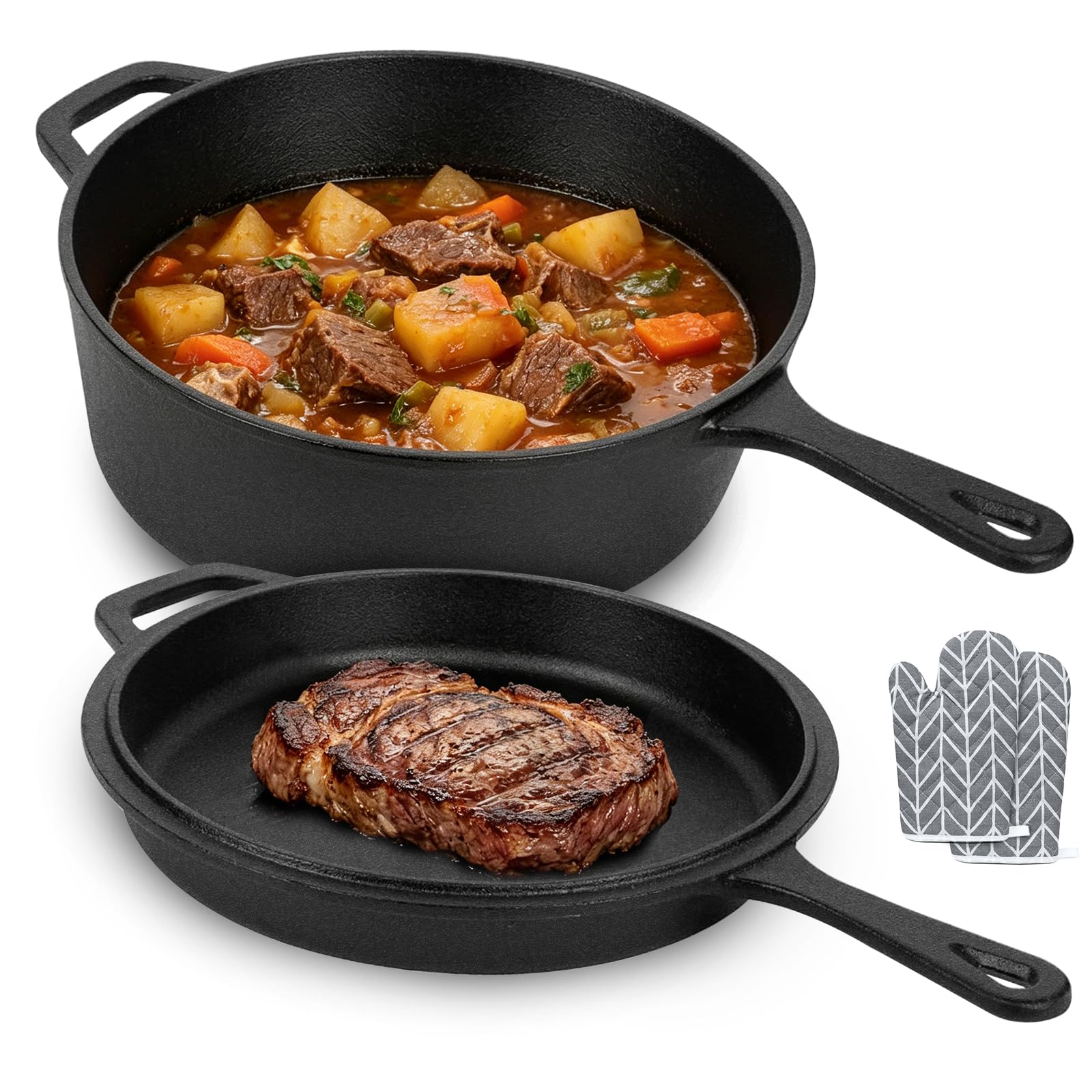 cocotte 2 en 1 fonte 24 cm