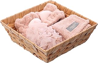 مجموعة استحمام فاخرة لتجربة تدليل تشبه المنتجعات الصحية - لون وردي