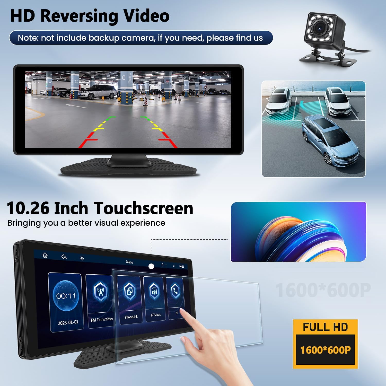 Image showing HD Reversing Video feature and 10.26 Inch Touchscreen