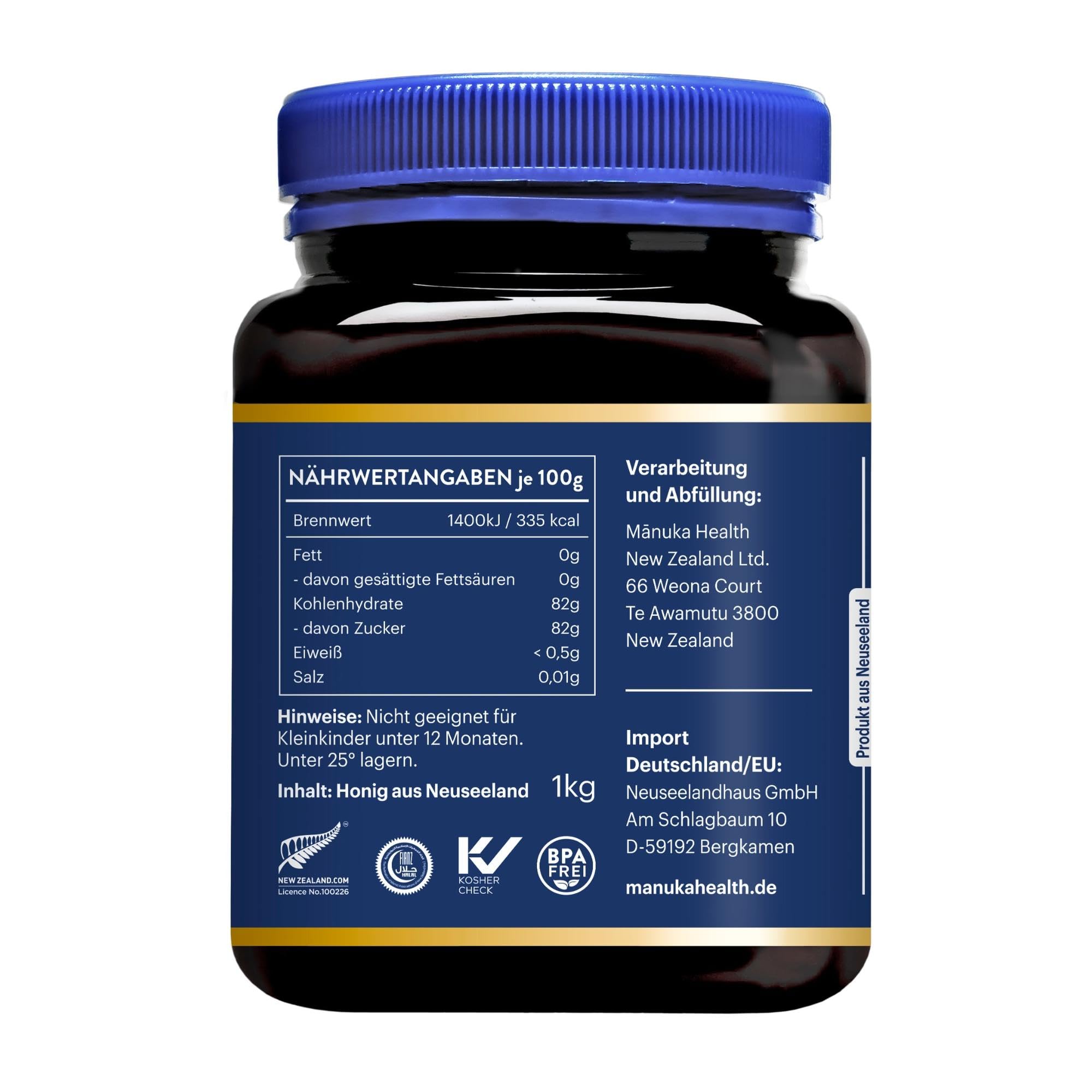 Aktiver Manuka Honig MGO 400+ 1000g
