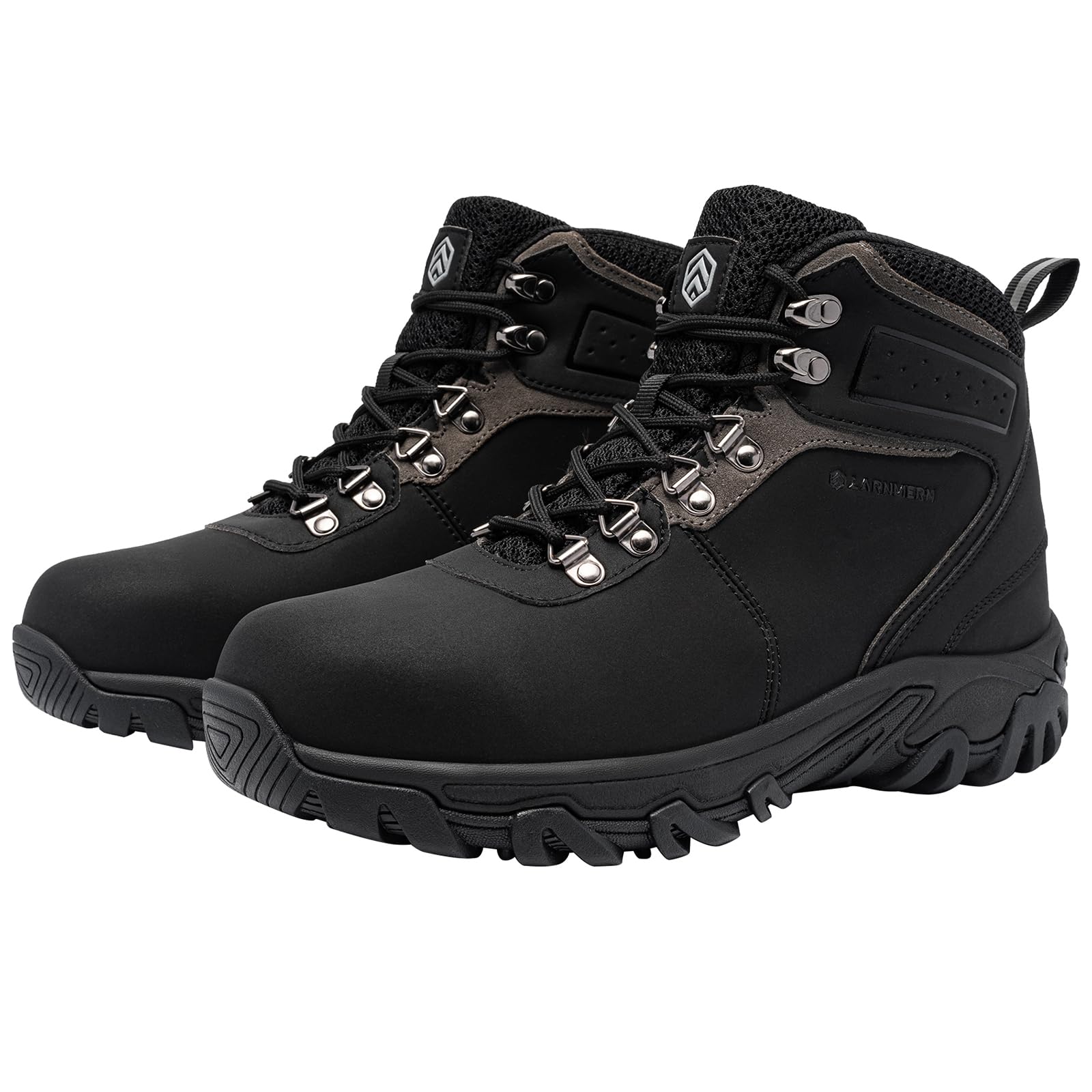 LARNMERN Imperméables Chaussures de Sécurité Homme Montante Antidérapant Chaussures de Travail Anti-Perforation Embout en Acier