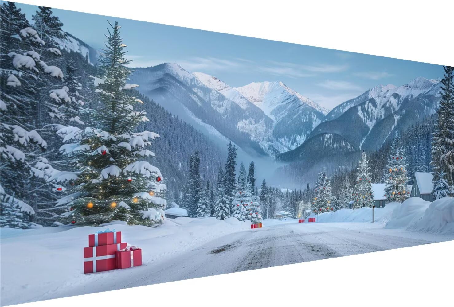 Diamond Painting Der Weg Diamond Painting Erwachsene Berg Bastelset Kinder ab 6 Jahre Mosaikherstellung Kreatives Geschenke für Mädchen Anfänger, Diamant Kreuzstich Arts Zimmer Deko 60x120cm Y5-847