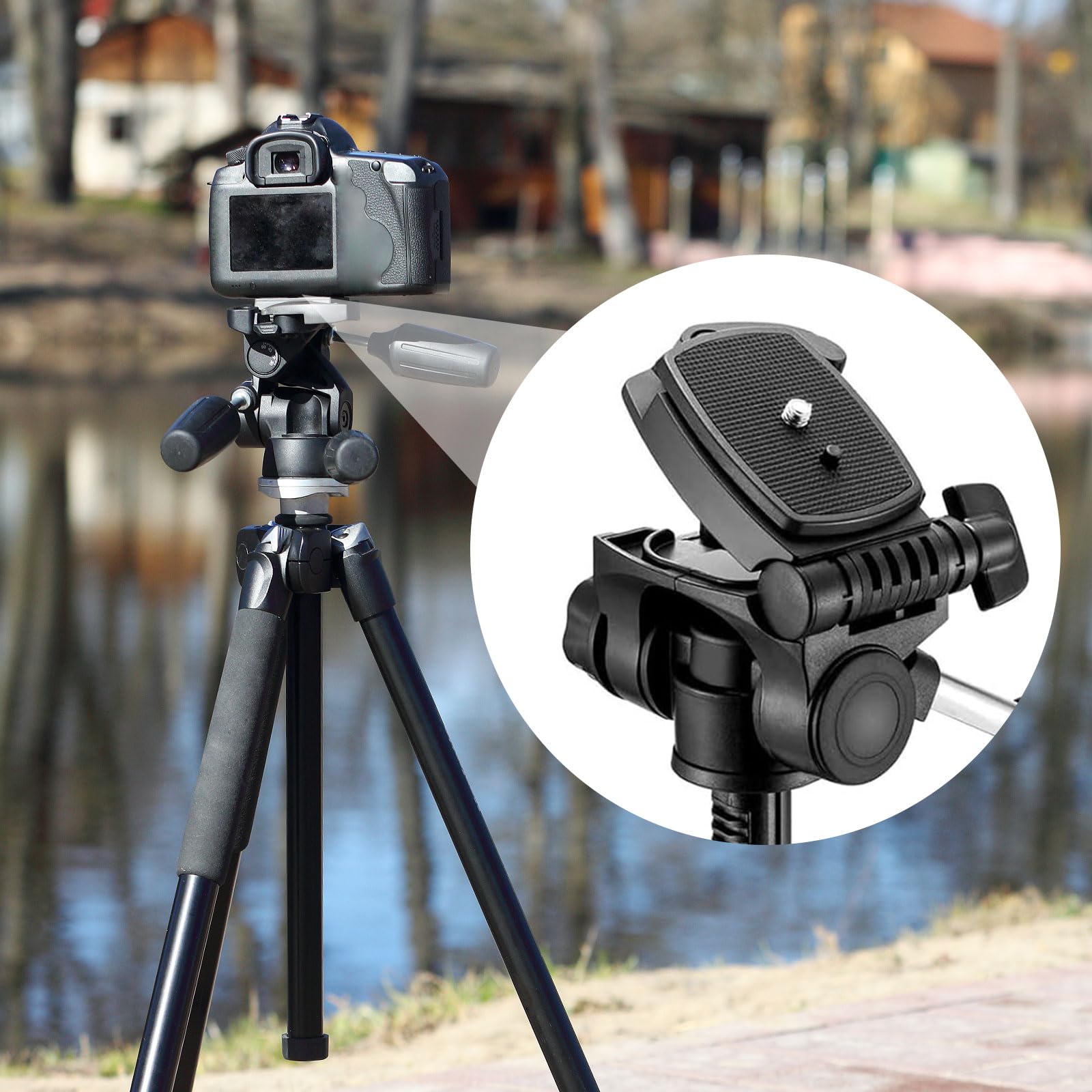 2 STK 43mm Kamera Schnellwechselplatte Stativ Schnellwechselplatte für Sony VCT-D580RM VCT-D680RM VCT-R640 D680 D580, Stativ Mount Adapter (Schwarz)