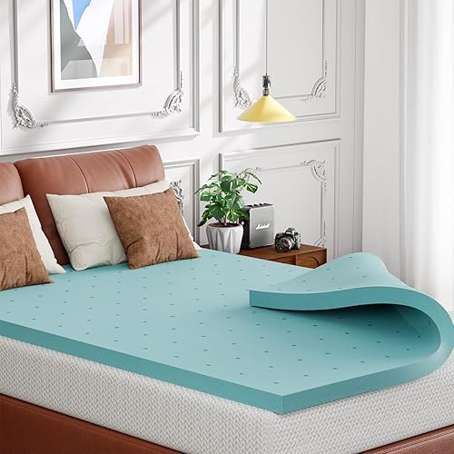 Miniatura 47 de FDW - Colchón de 6/8/10/12 pulgadas de espuma viscoelástica de gel para dormir fresco y alivio de la presión, firmeza media, certificación