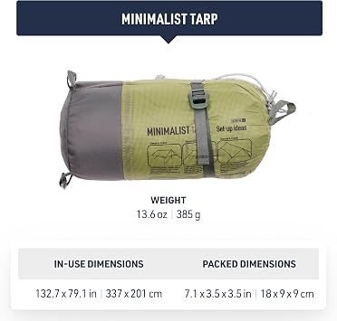 Sea to Summit Minimalist Tarp Ultralight Shelter for Backpacking, Trekking