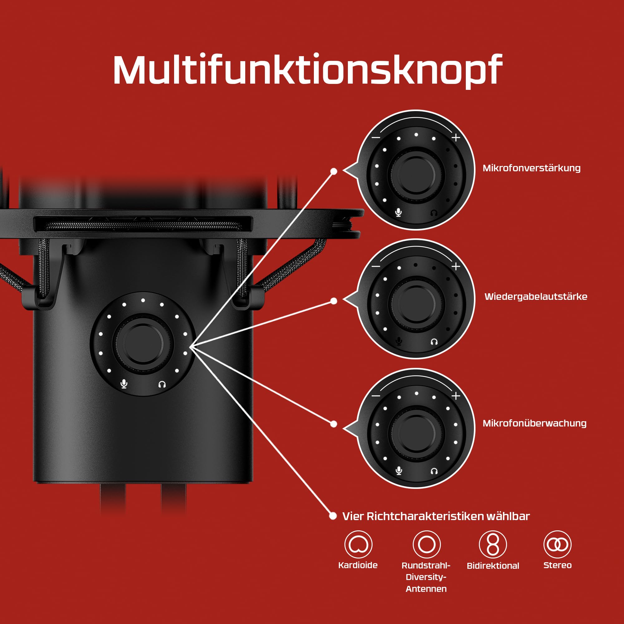 HyperX QuadCast 2 Frost – Bild 6