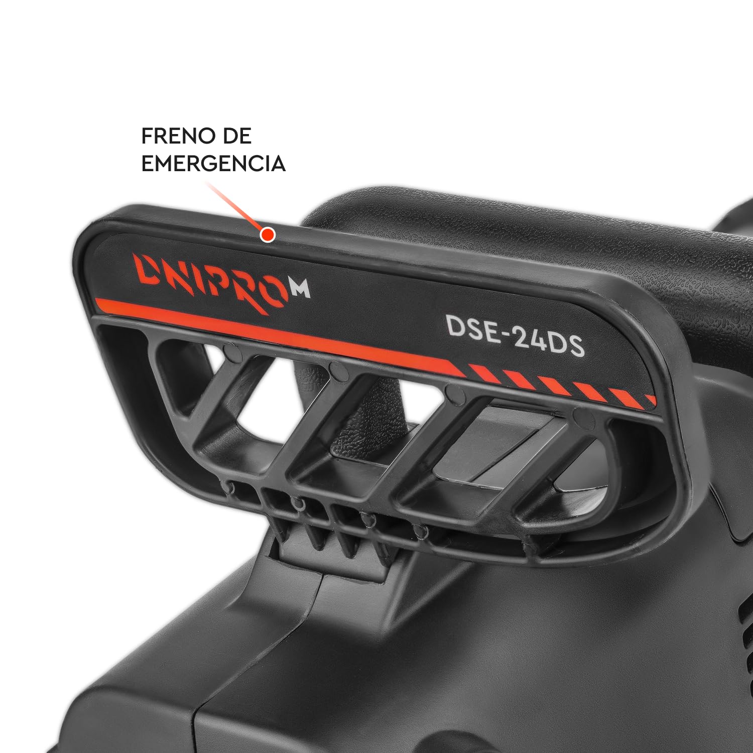 Motosierra Eléctrica 2400W Espada 40cm, para Poda, Corte de Troncos y Leña, Tensor de Cadena Sin Herramientas, Lubricación Automática, Arranque Suave, Freno de Cadena. DSE-24DS