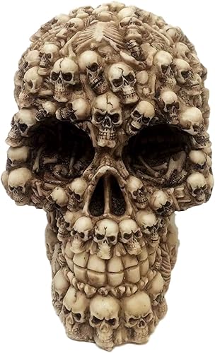 Miniatura 2 de ATL Ebros Osario Ghost Whisper Lost Souls Skull Estatua Esqueleto Cementerio de Cráneos Figura Escultura 5.5 pulgadas de largo