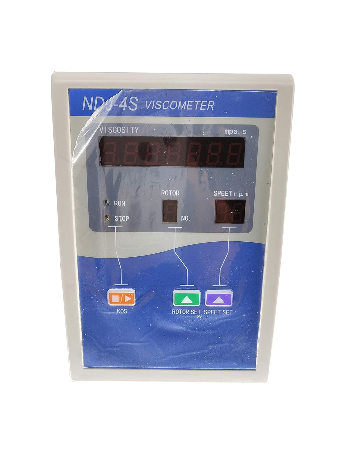 Rotational Viscometer Rotary Viscosity Meter Tester Gauge with 1~2000000 mPa.s Range for Oil Paints Plastics Food Paint Fluid Viscosity Measurement