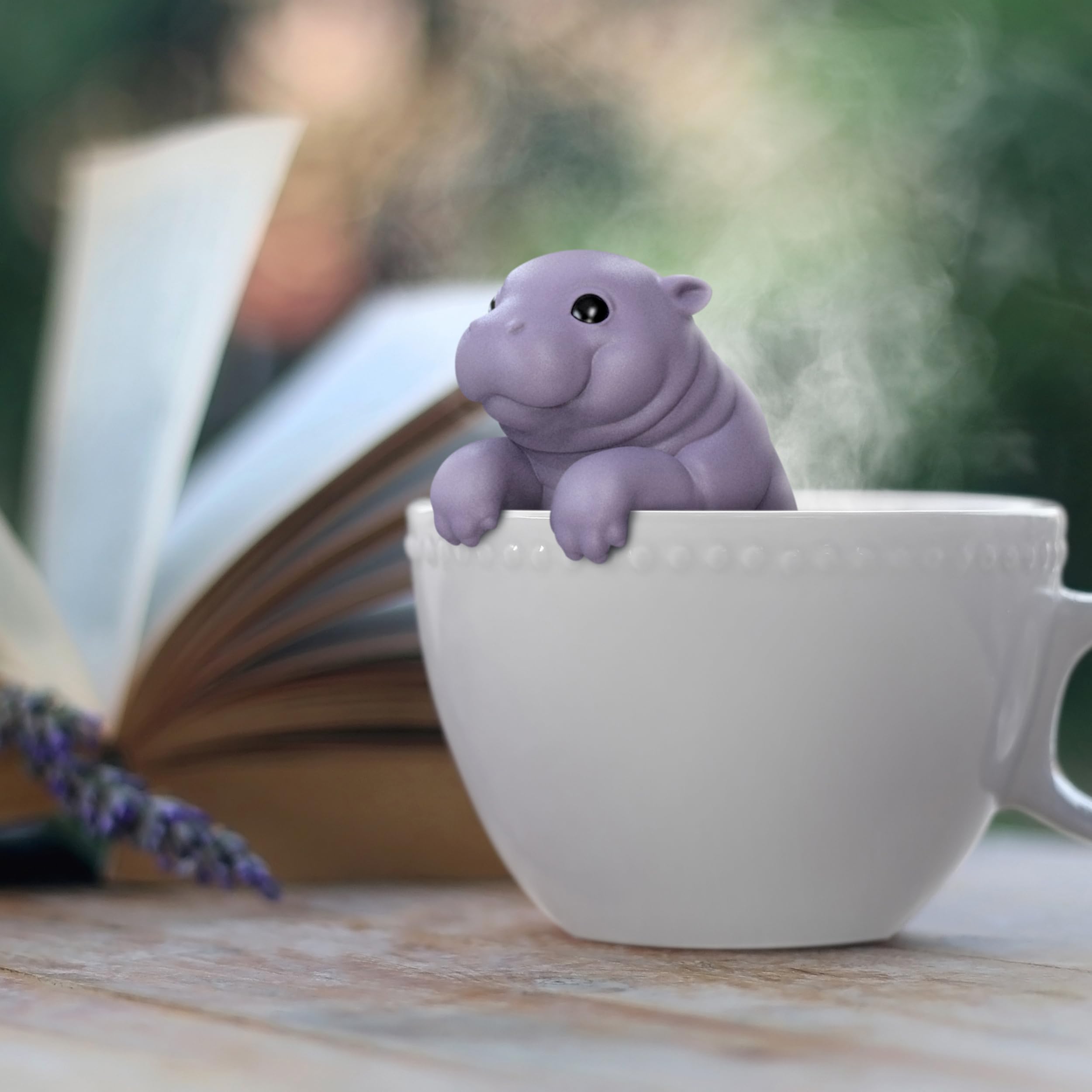 トップス hippo Amazon.com: Genuine Fred SIP'OPOTAMUS Baby Hippo Tea Infuser – Moo