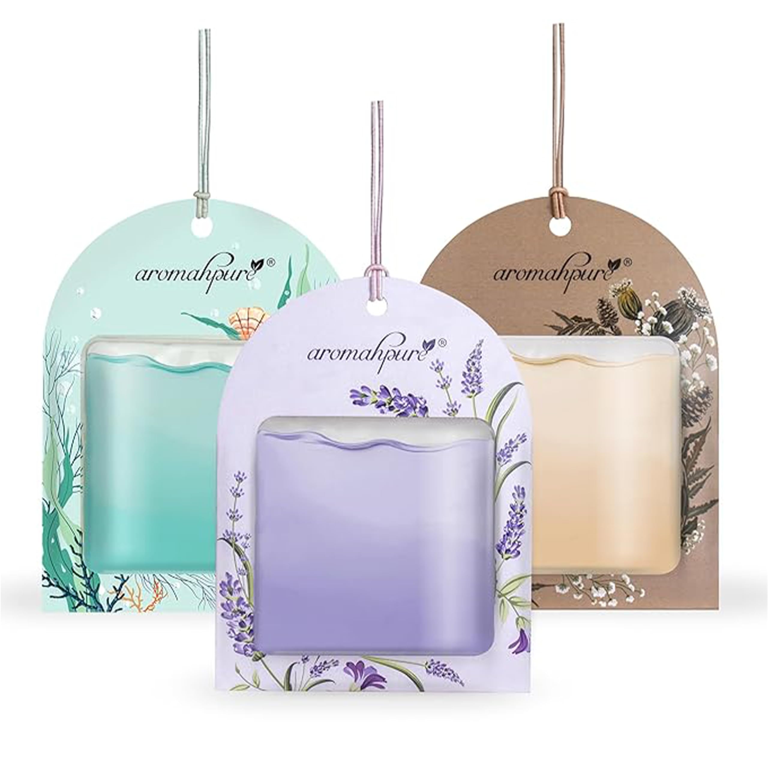 Aromahpure Gel Wink Hanging Car Perfume - Assorted Pack of 3 | Long-Lasting Gel Based Car Air Freshener | Car Accessories | Last Up to 30 Days-image-36