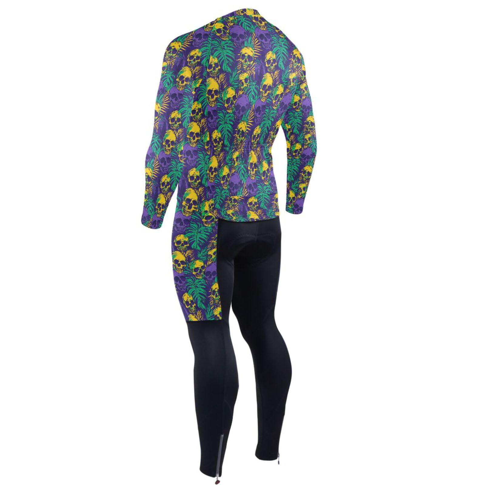 Winter-Radtrikot mit Taschen, Windbreaker, Radhose, Herren, gepolstert, 3D-gepolstert