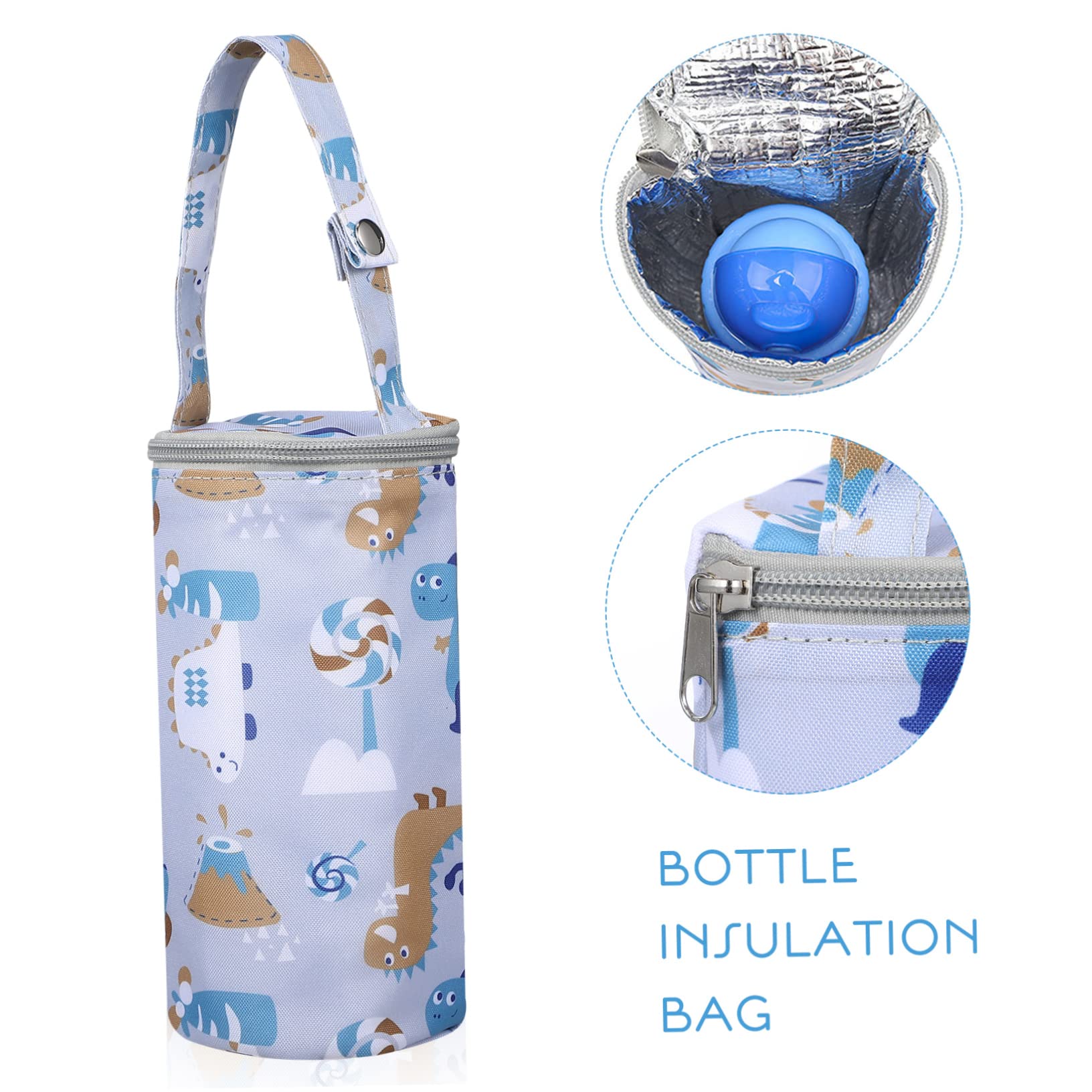 TOYANDONA 4piezas Bolsa Térmica para Biberones Aislante Portátil para Almacenamiento De Leche Materna para Carritos y Paseos Diseño Material Resistente y