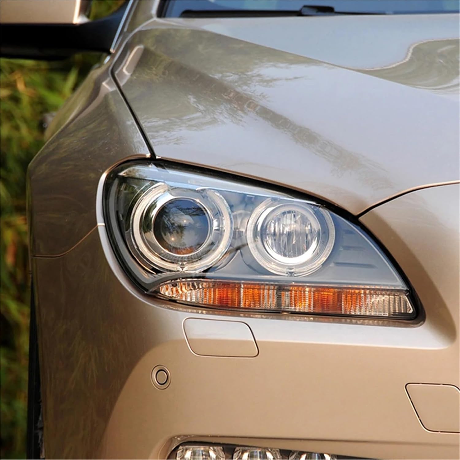 Head light Cover Compatible For BMW 6 Series F06 F12 F13 2010 2011 2012 2013 2014 Headlamp Transparent Lampshade Shell Masks Lens Plexiglass(Low A Pair) (Low Right Side)