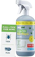 BugMD Natural Pet Safe Flea & Tick Spray for Cats & Home - Plant-Based Essential Oil Killer for Carpets, Furniture, Cat Trees