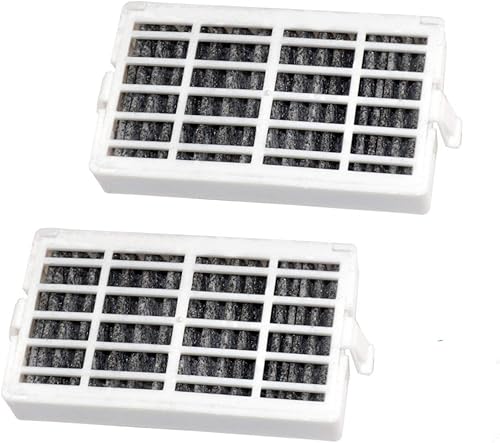 HQRP Paquete de 2 filtros para refrigerador compatibles con Whirlpool WRF989SDA WRF990SLA W8CRNGMX WRF560SEY WRF560SFY WRF560SMY WRF736SDA WRF757SDE