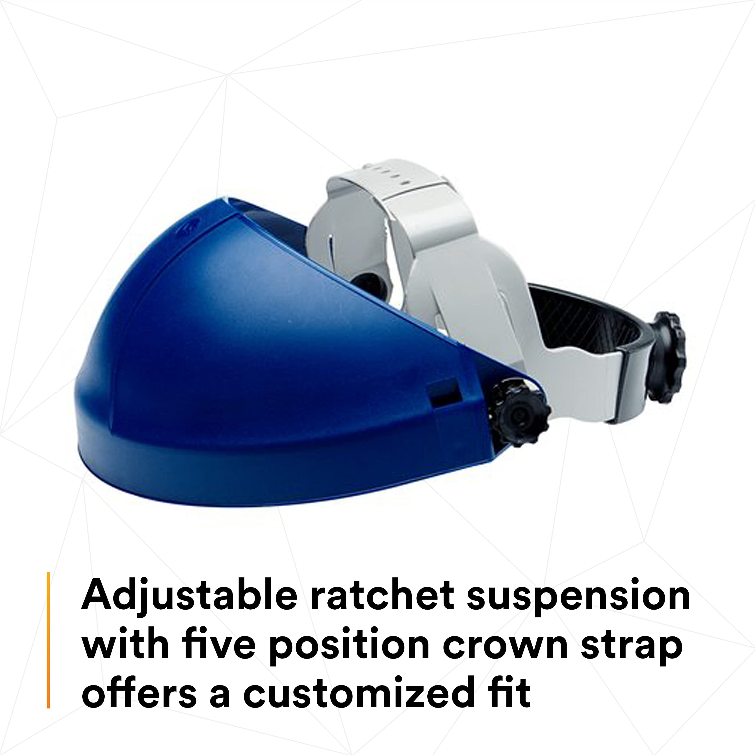 3M - CAS82501-00000 MMM8250100000 Tuffmaster Deluxe Copricapo con regolazione a cricchetto