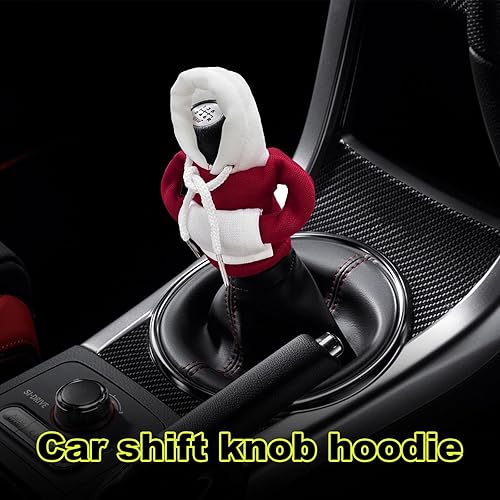 Miniatura 5 de Sudadera con capucha para palanca de cambios de automóvil, divertido suéter cálido para invierno, decoraciones novedosas para interiores de
