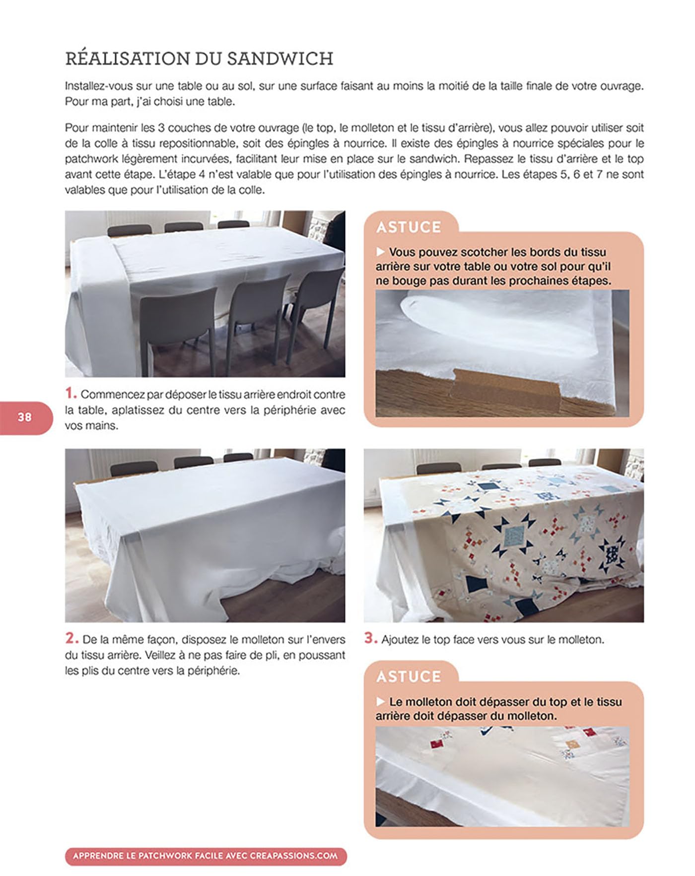 Apprendre le patchwork - Un livre pour tout savoir, pratique et accessible à tous