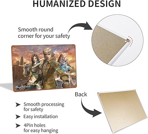 Miniatura 4 de Video Game Granado Espada Movie Anime Poster Oil and Gas Station Logo 8 × 12 inches