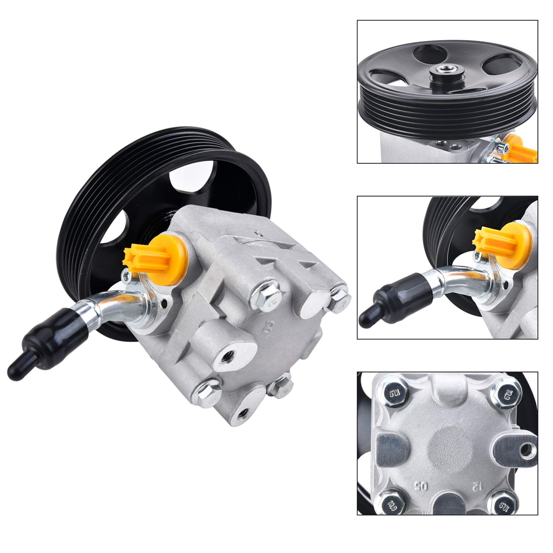 EVIL ENERGY Power Steering Pump With Pulley Compatible With 2007