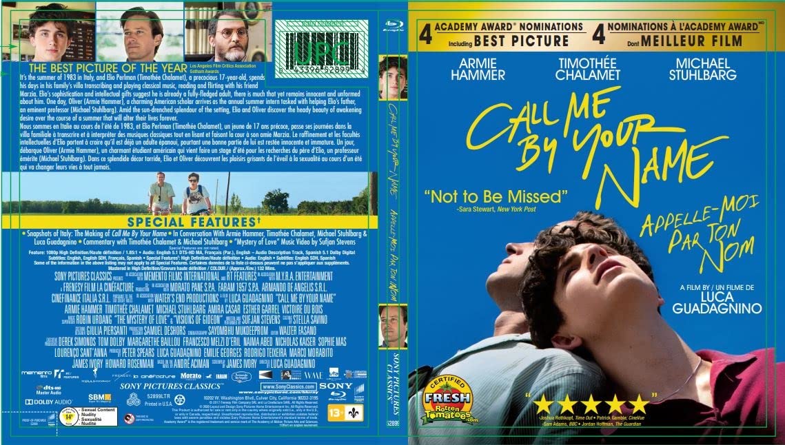 Call Me By Your Name en disco Blu-ray revive la nostalgia del primer amor y el verano en Italia