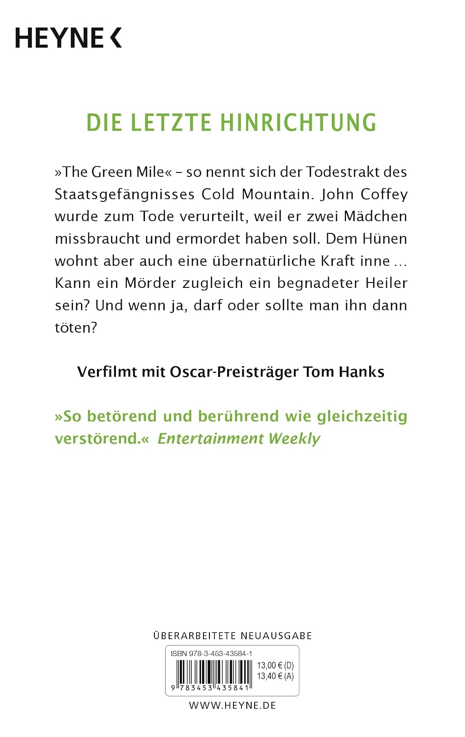 The Green Mile: Roman