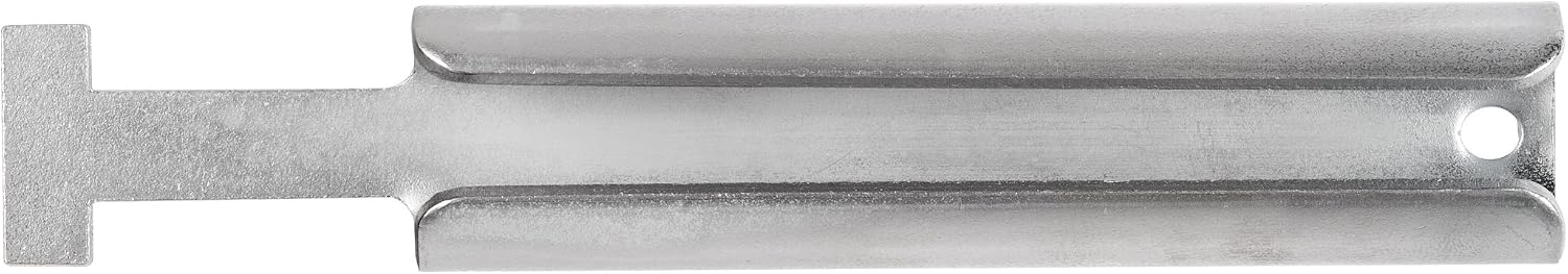 JW Winco A72892 Chrome-Vanadium Steel Blade T-Slot Scraper with Black and Red Cadmium-Free Plastic Handle, 14-20mm Slot Size