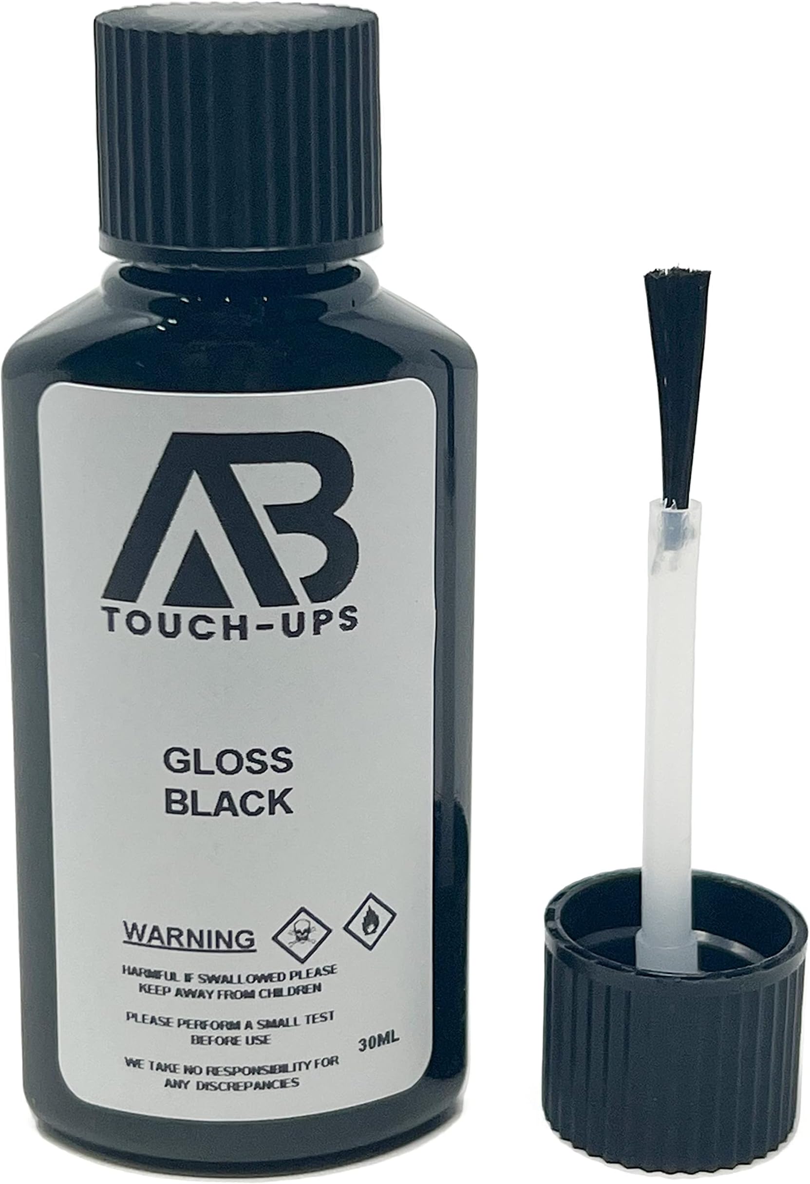 GLOSS BLACK ALLOY WHEEL PAINT TOUCH UP BOTTLE 30ML Amazon.co.uk