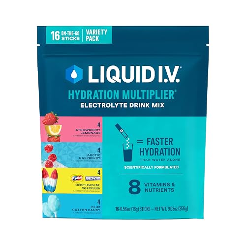 Liquid I.V. Electrolyte Powder, Innovation Favorites Variety Pack, 16 Count