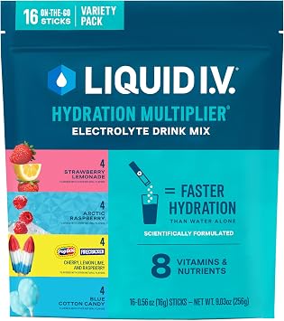 Liquid I.V. Electrolyte Powder, Innovation Favorites Variety Pack, 16 Count