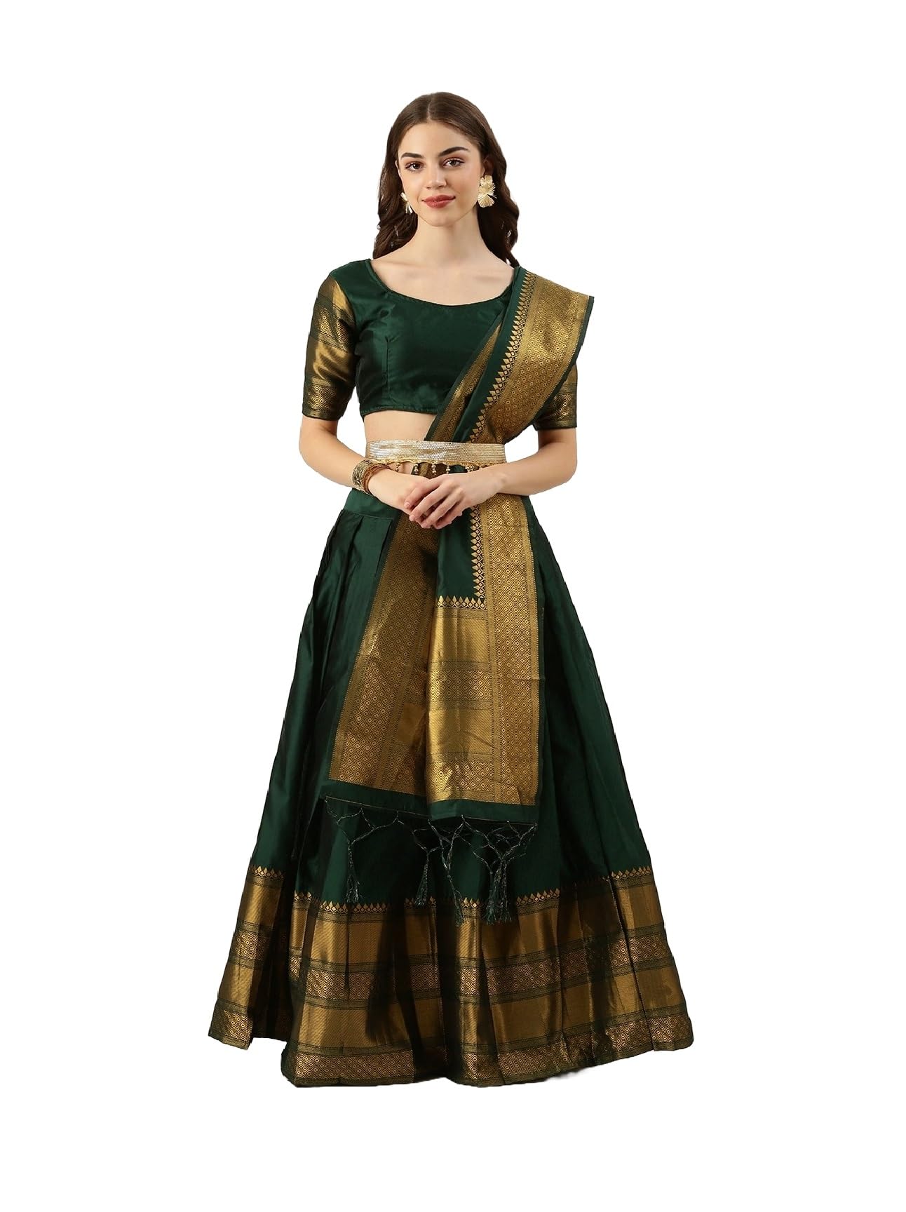 HSD Indian lehenga for women party wear half saree lehenga choli for women fully stitched