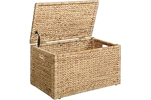 eHemco Wicker Chest with Lid: A Sturdy and Stylish Storage Solution