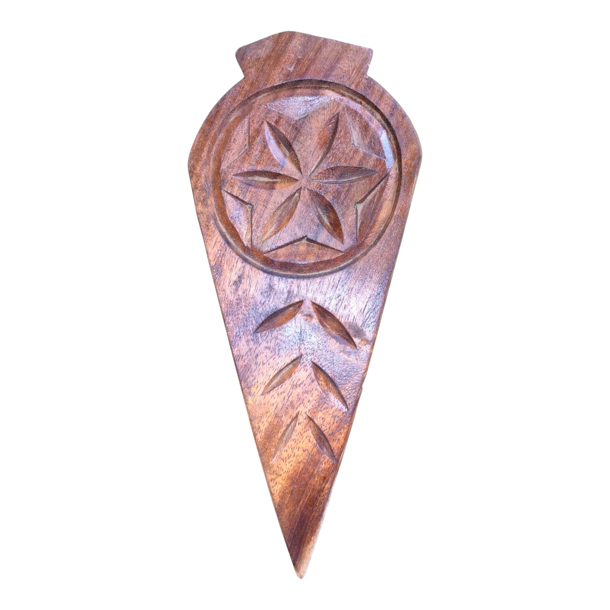 DailyHome Handmade Wooden Thekua Mould/Khajoor Sancha with Traditional Carved Design – Authentic Indian Cookie Press for Festivals & Gifting-image-47