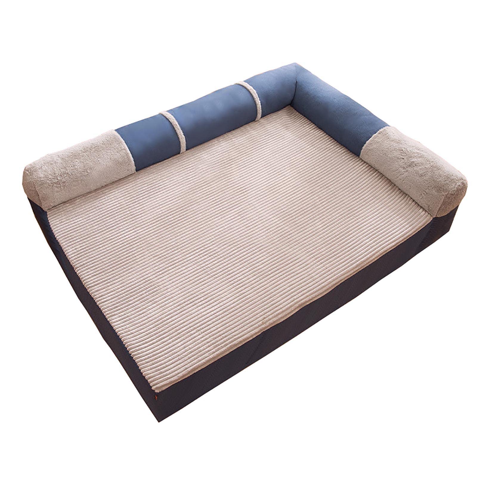 Genérico Cama para Perros, algodón PP de Alta Densidad, con sofá ortopédico para Perros con Alivio de articulaciones, extraíble, Lavable a máquina (120 * 90 * 18)