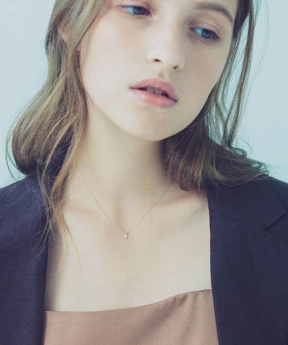 K18MPG レイヤー ダイヤモンド フローレット ネックレス ete ete（エテ） ネックレス K18MPG レイヤー ダイヤモンド フローレット