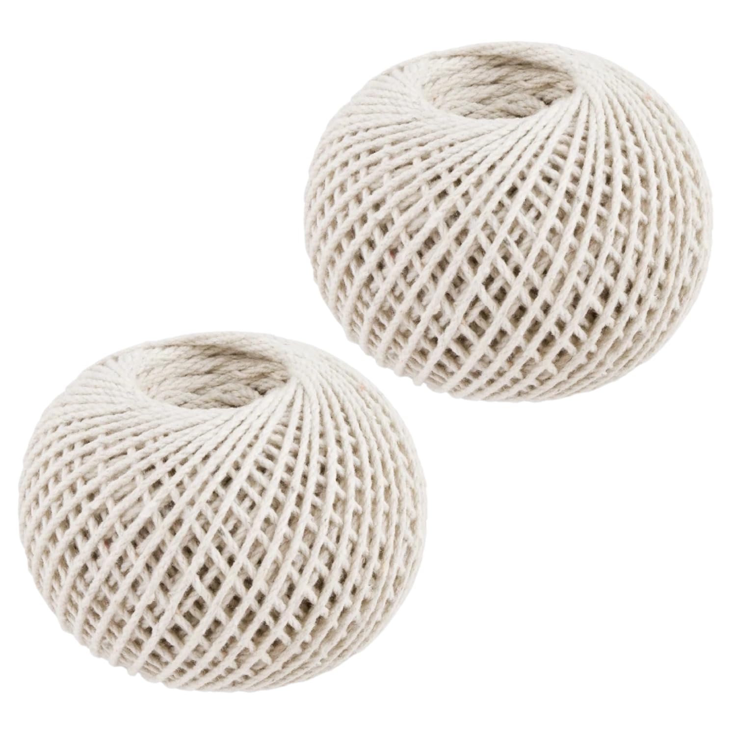 Garden Mile Heavy Duty Garden String, Garden Twine Green, Jute Twine, Sisal & Hemp Rope, Thick Rope for Floristry Supplies (200m Cotton String Roll Natural Twine)