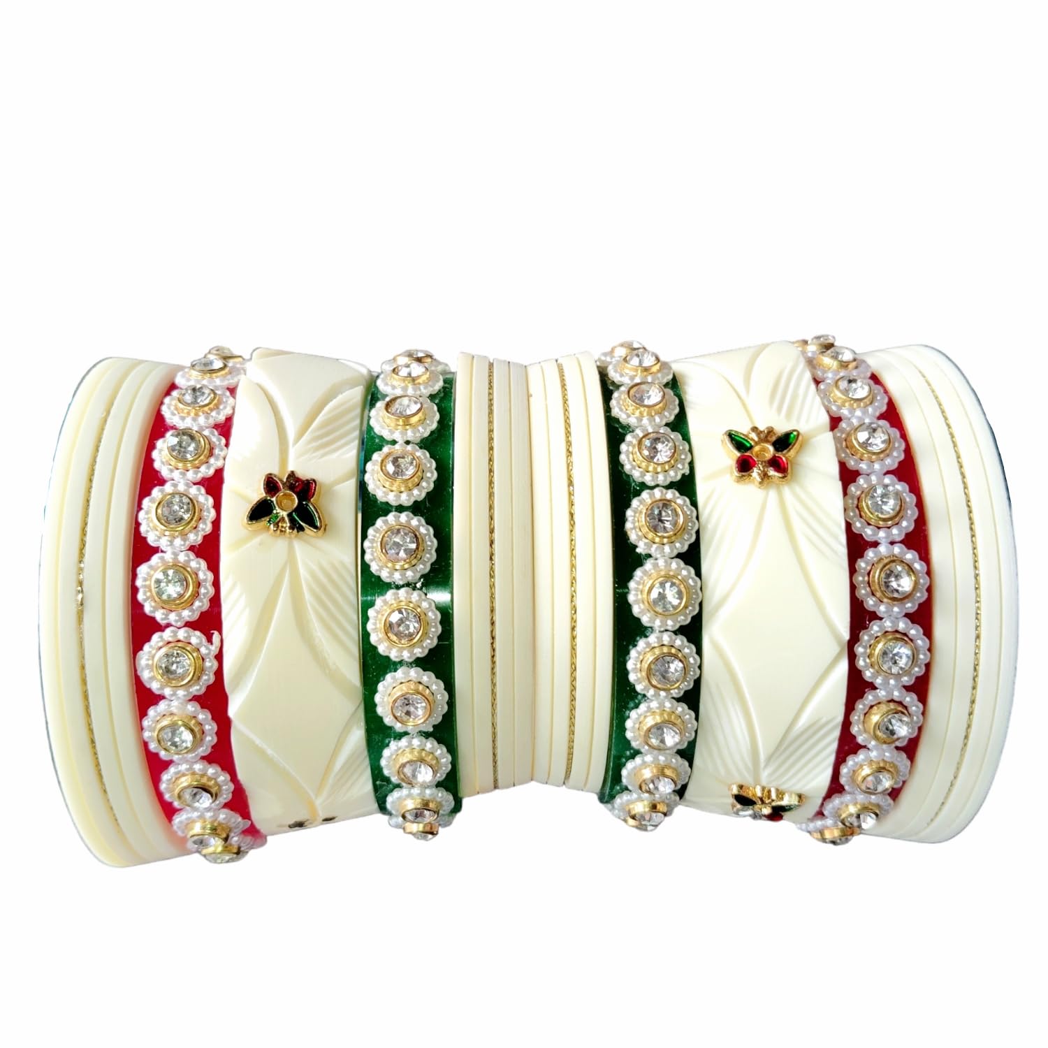 See full amazon price history chart for Dhalu Bhur Ivory Bangles Set With Red Green Aggressive looks Chuda set for Women And Girls (2.6) Dhalu Bhur Ivory Bangles Set With Red Green Aggressive looks Chuda set for Women And Girls (2.6) (B0CY2RCBPD) Amazon Price History, Amazon Price Tracker