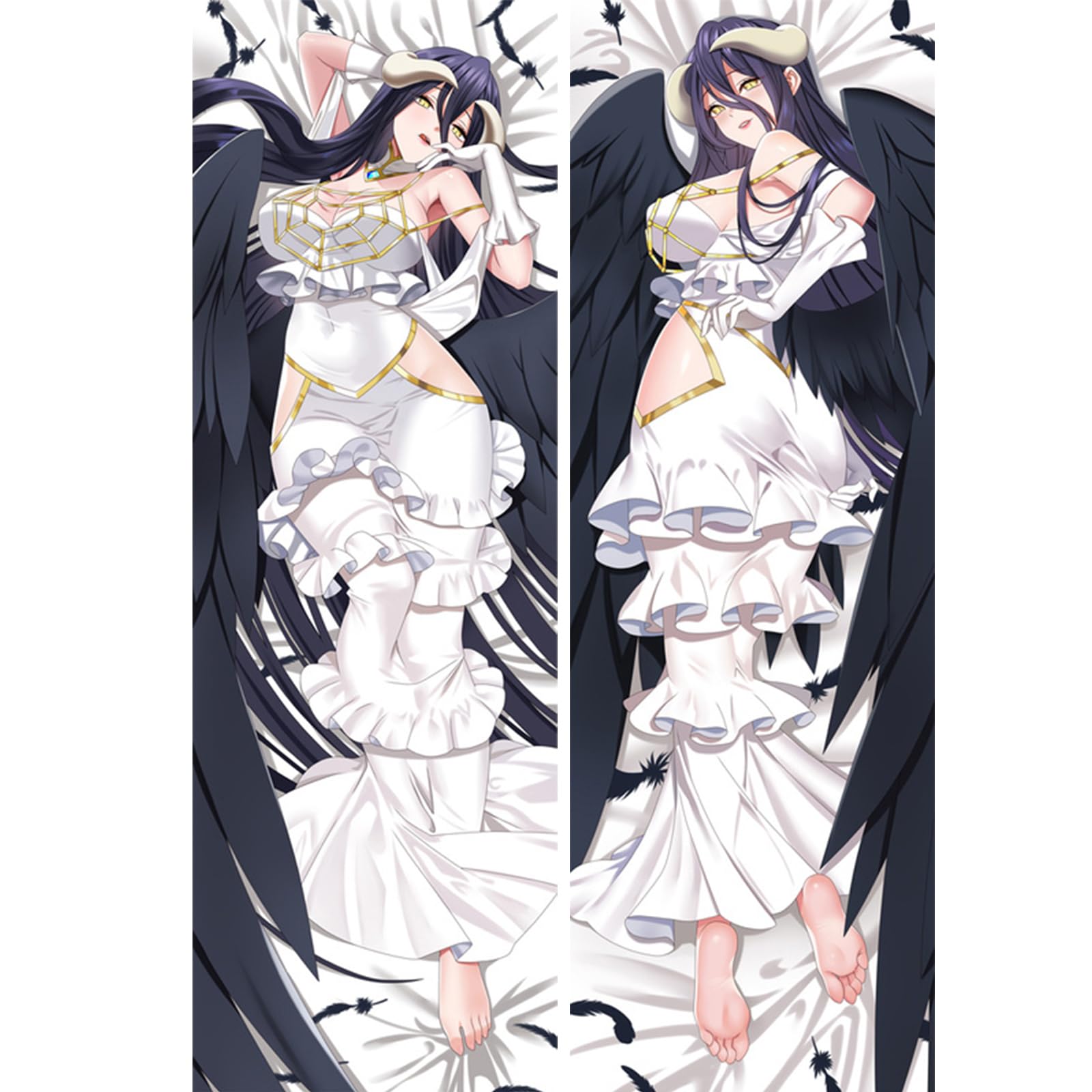 LOUEN Hentai and Japan Girls Anime Otaku Waifu Anime Pillow Cover/Body Pillowcase,Double-Sided Pattern Throw Pillow Case,Anime Fans'Favorite Cushion Cover (Peach Skin / 2way)