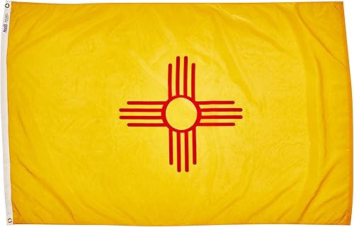 Annin Flagmakers Bandera del estado de Nuevo México, fabricada en Estados Unidos según las especificaciones de diseño oficial del estado, 4 x 6 pies
