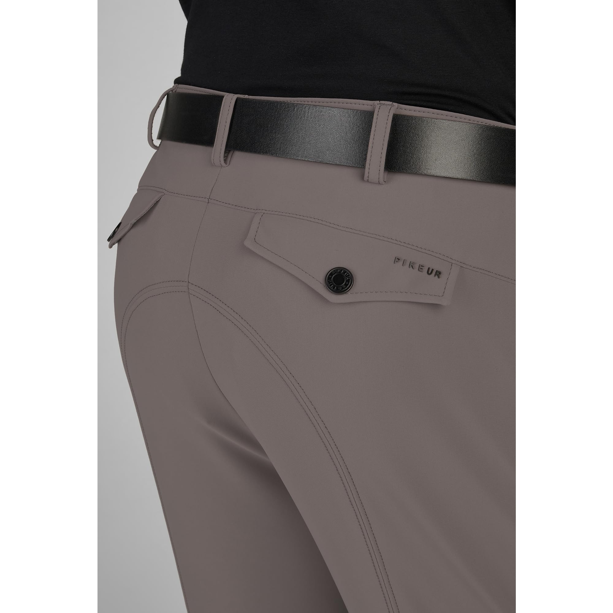 Pikeur New Rodrigo Herren Reithose Kniebesatz Steel Grey