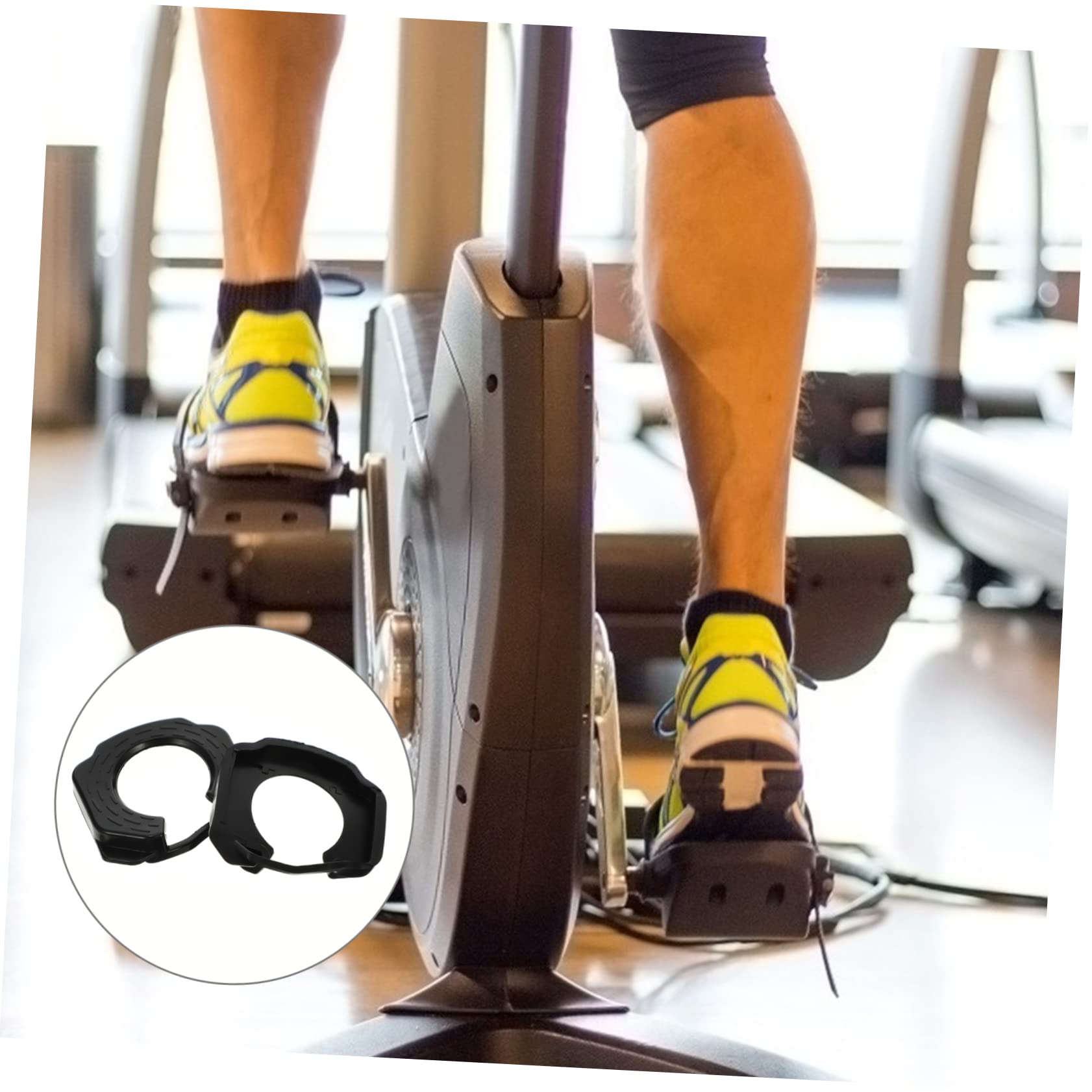 Totority Bicycle Pedal Covers Lock Pedal Protective Cover for Road Bike Self-Locking Bike Cleats Covers Walkable Pedal Bike Covers for Exercise