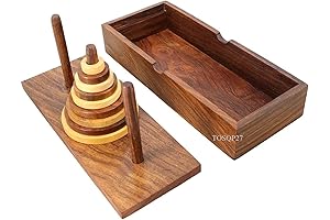 Hanoi Tower Puzzle: A Brainteaser Mastermind Learning Puzzle for Challenges and Fun