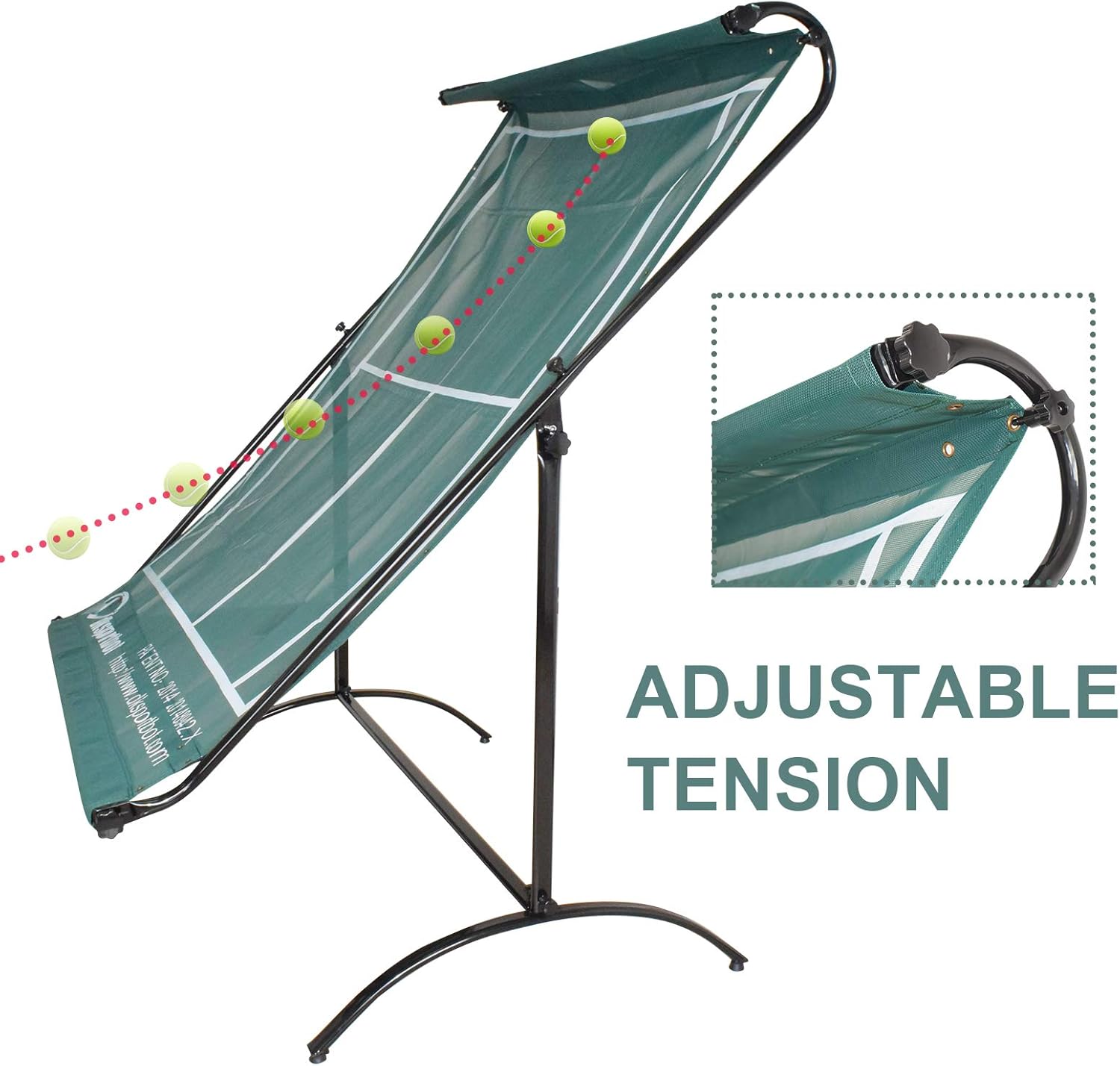 Tennis Rebounder Net - Rebound Wall for Racquet Sports - for Pickleball Paddle Squash Racquetball Table Tennis -Portable Backboard for Indoor & Outdoor Training SIBOASI