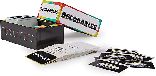 Miniatura 6 de Spin Master Games Decodables - un juego de fiesta histérico para adultos, juego de cartas de frases ocultas para despedidas de soltera, universidad,