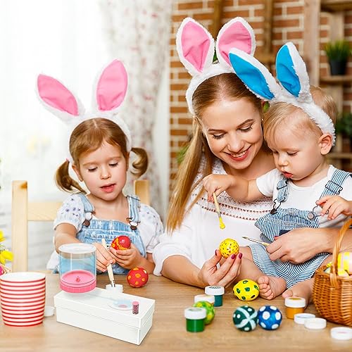 Miniatura 7 de Reuicero Limpiador de pinceles de pintura para pinturas acrílicas, acuarelas y pinturas a base de agua, color rosa